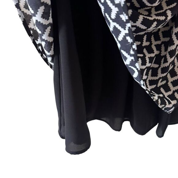 Anthropologie DanielRainn Sleeveless Black White Abstract Size 1X# 2511 - Picture 4 of 12